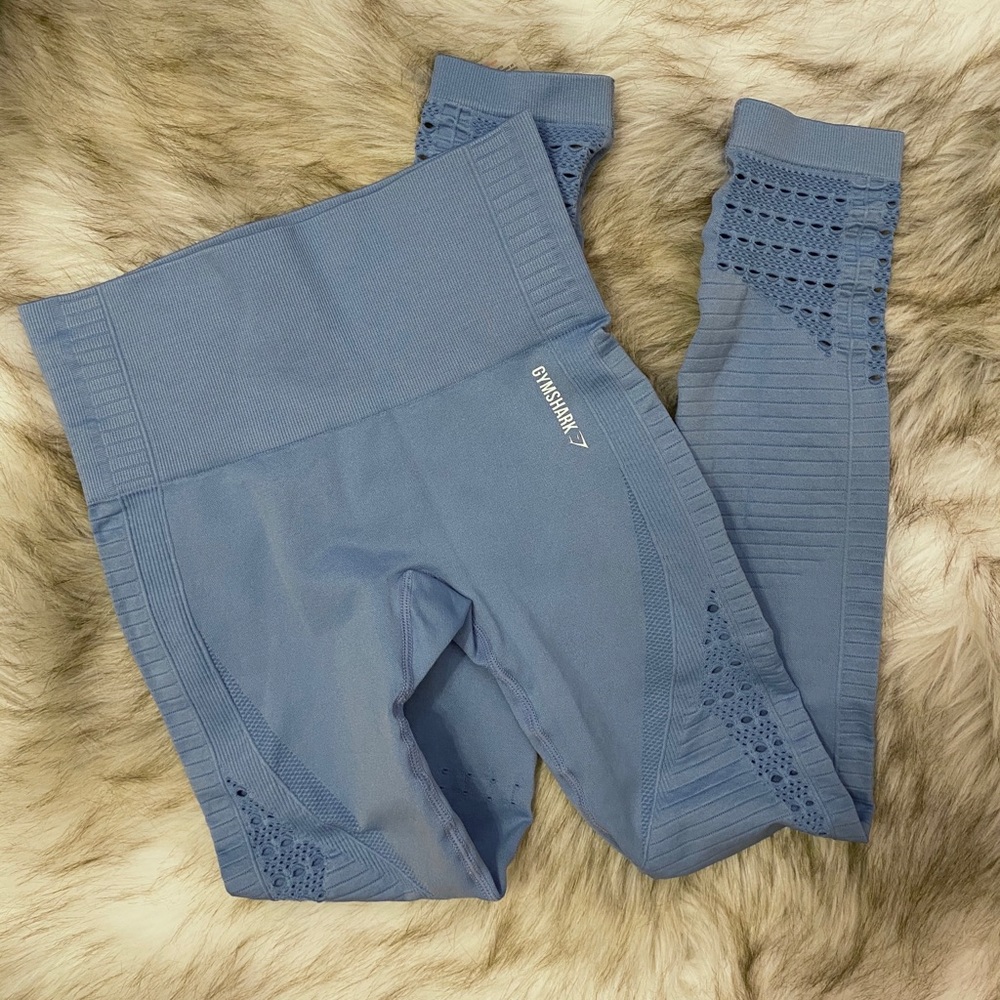 Gymshark Energy+ Seamless Leggings - Blue XS